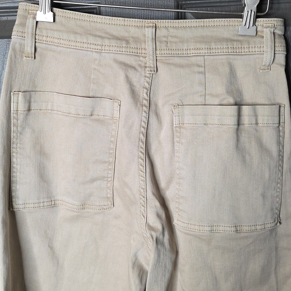 OAT New York Neutral Wide-Leg Pants - Oatmeal Beige Sz 6 /28 - Picture 3 of 6